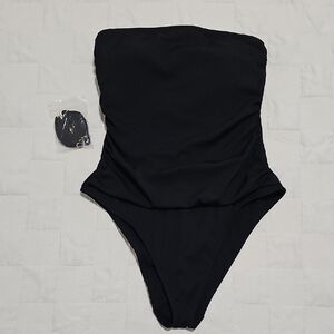 Wild Fable Stylish Black Women's One Piece Swimsuit